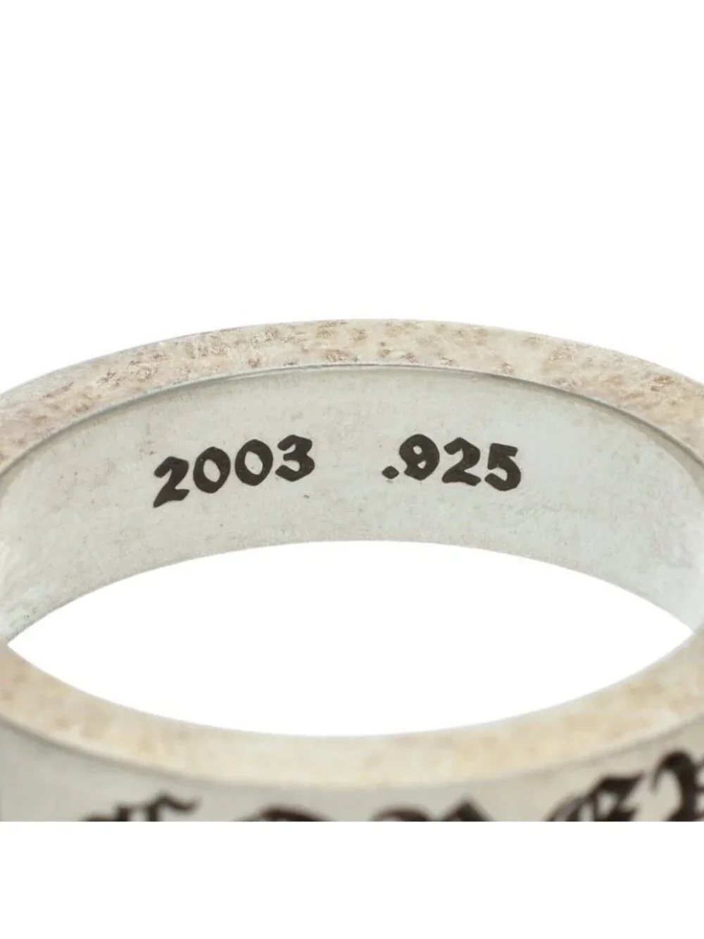 Chrome Hearts Spacer Forever Silver Ring